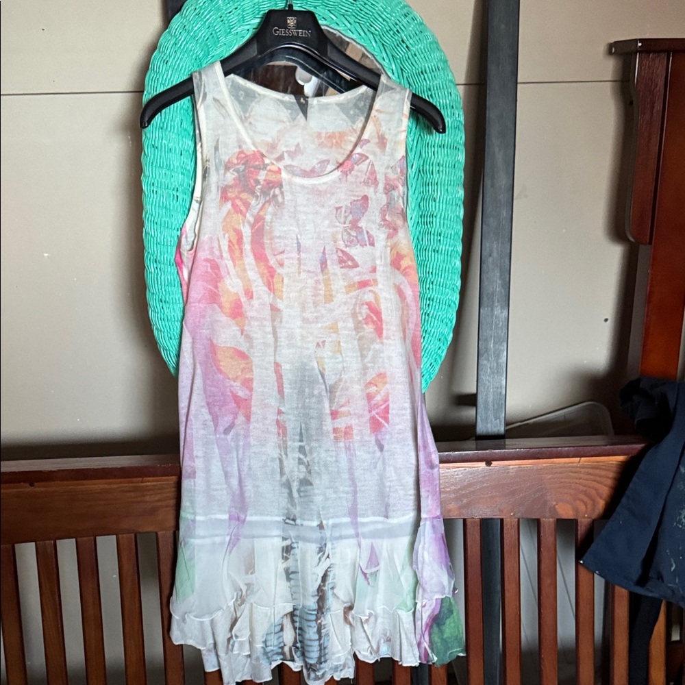 Italian brand dress size m Multicolor Sleeveless Mini Dress